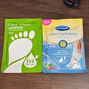 Dr. Scholl's Blue and Yellow Ultra Hydrating Foot Mask